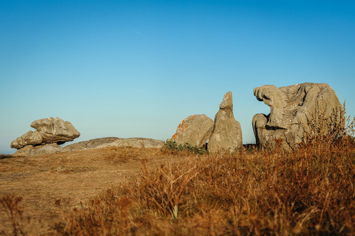 Les rochers de la pointe de Goudoul.