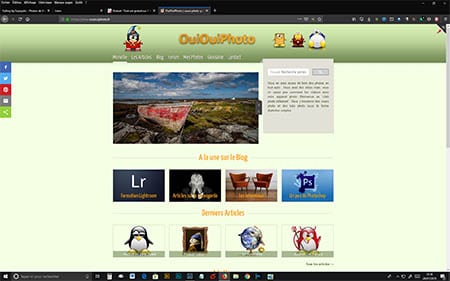 Vous y trouverez des cours photo et des tuto photo sous la forme d'articles simples