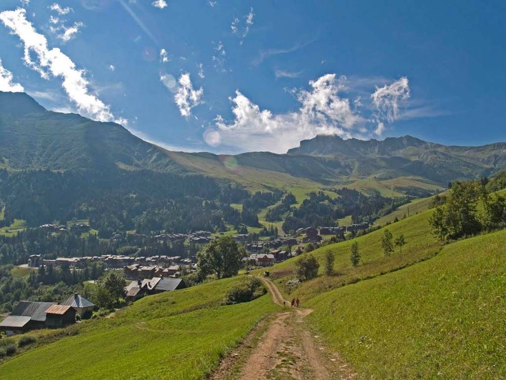 Les Avanchers - Valmorel première partie en août 2007.