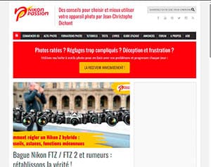 Le site de Nikon Passion